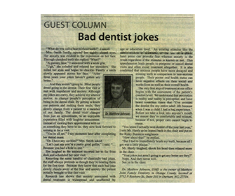 Bad Dentist Jokes Durham